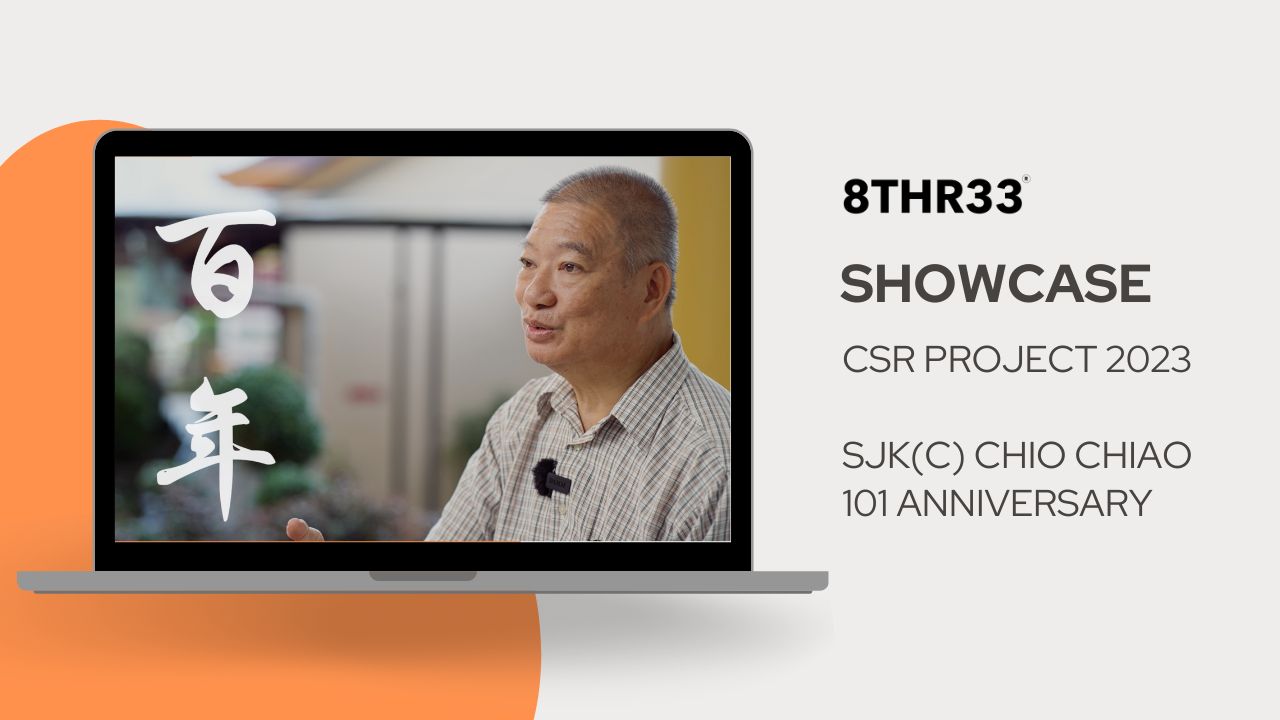 8THREE's CSR Journey with SJKC Chio Chiao's Centennial Celebration