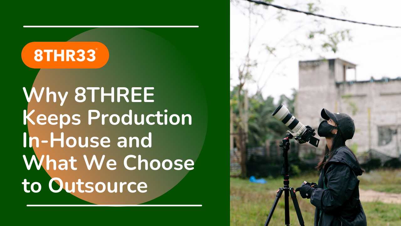 Why 8THREE Keeps Production In-House—and What We Choose to Outsource